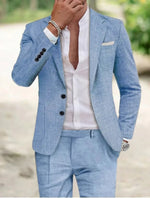 Bruno Classic Two-Button Wedding Suit Set