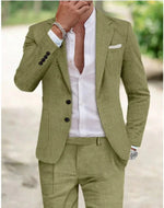 Bruno Classic Two-Button Wedding Suit Set