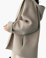 Marlow Wool Zip Coat, women's zip coat – view 3