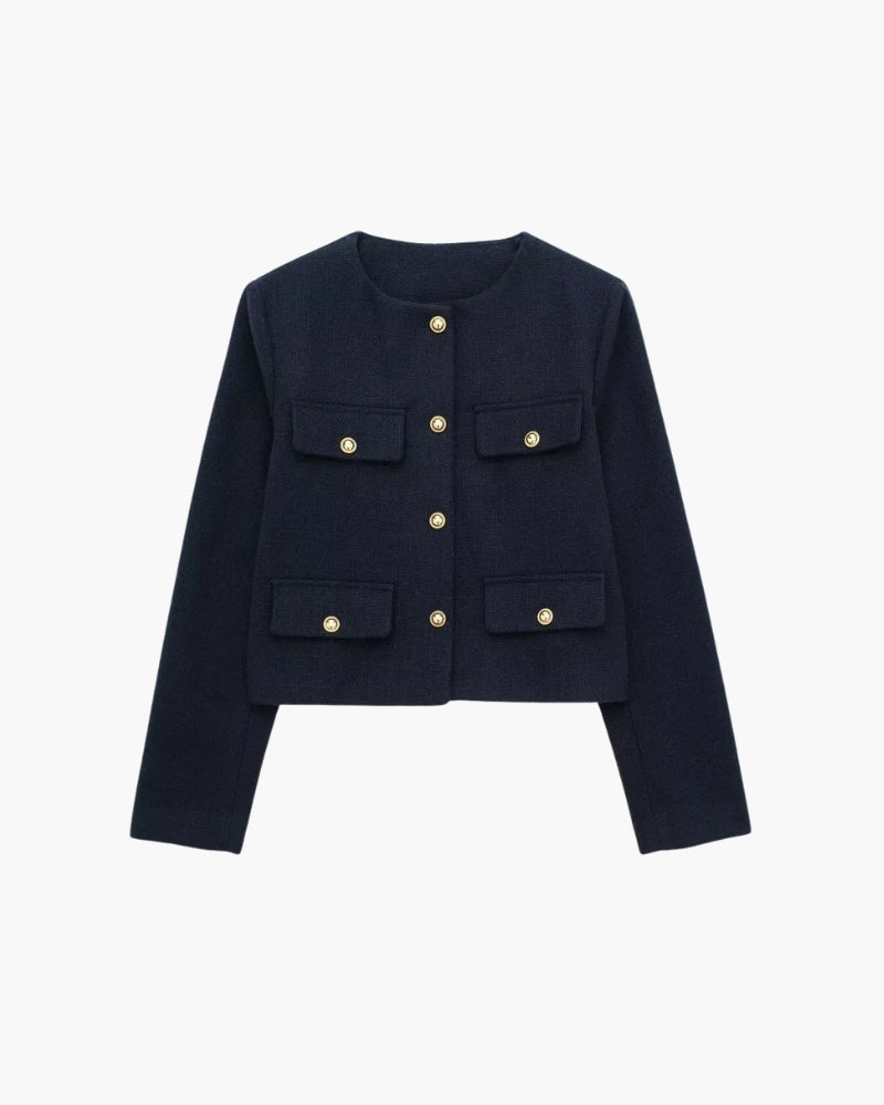 Savile Crop Blazer, women's blazer – view 2