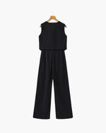 Classy Lady - Linen Two-piece Set
