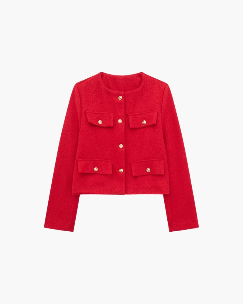 Savile Crop Blazer, women's blazer – view 3