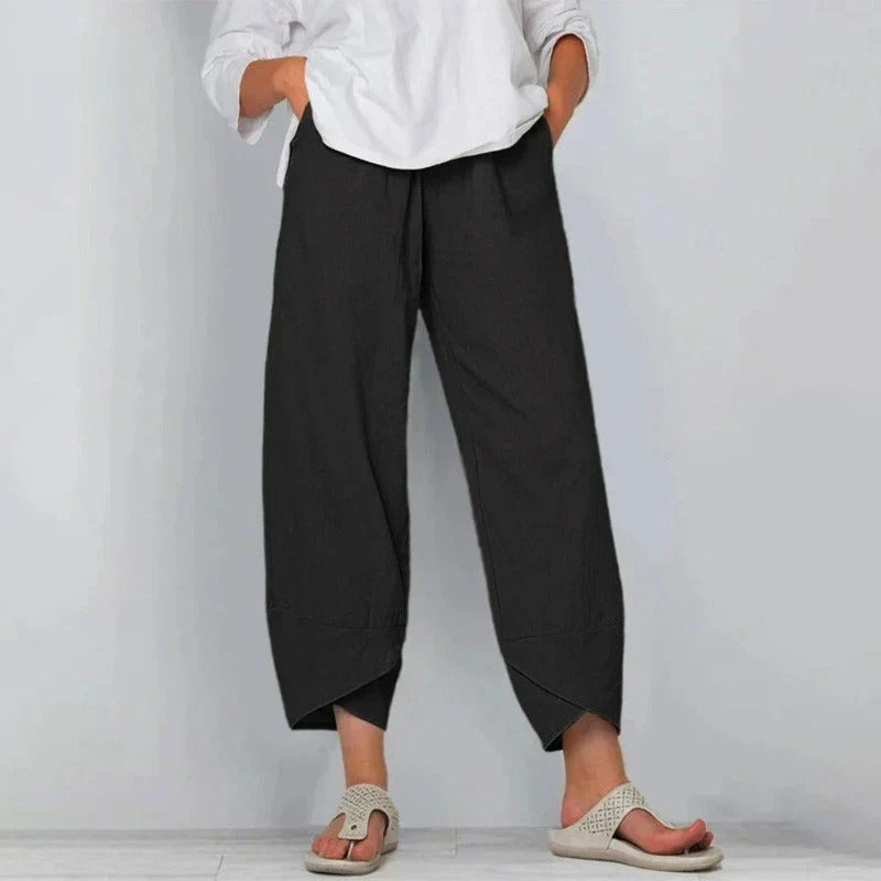 Hanna Wide Leg Cropped Pants