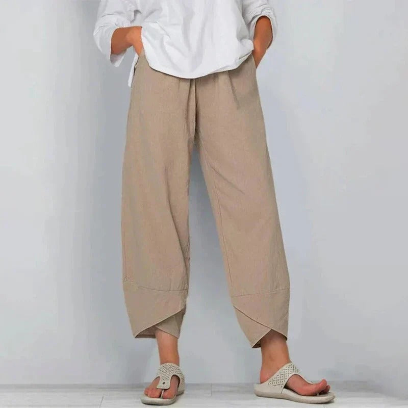 Hanna Wide Leg Cropped Pants
