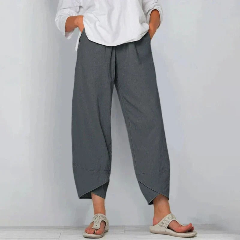 Hanna Wide Leg Cropped Pants