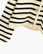 Premium Striped Wool Vest, women's knit vest – view 3