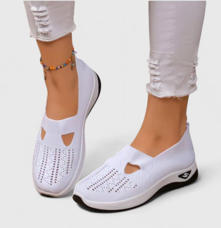 Regine Slip-On Breathable Mesh Walking Sneakers