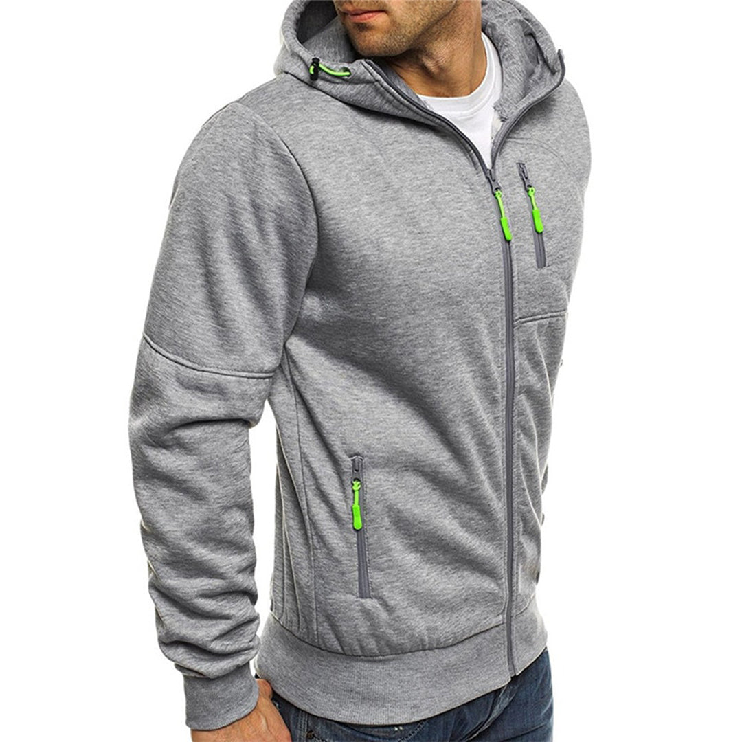 Karl Casual Zip-Up Hoodie