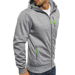 Karl Casual Zip-Up Hoodie