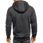 Karl Casual Zip-Up Hoodie