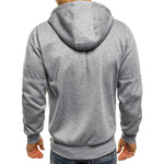 Karl Casual Zip-Up Hoodie