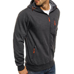 Karl Casual Zip-Up Hoodie