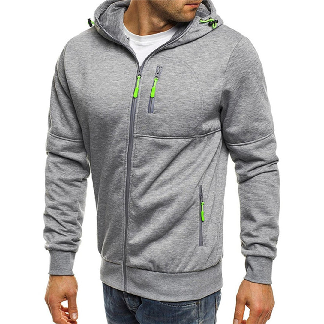 Karl Casual Zip-Up Hoodie