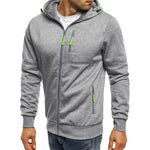 Karl Casual Zip-Up Hoodie