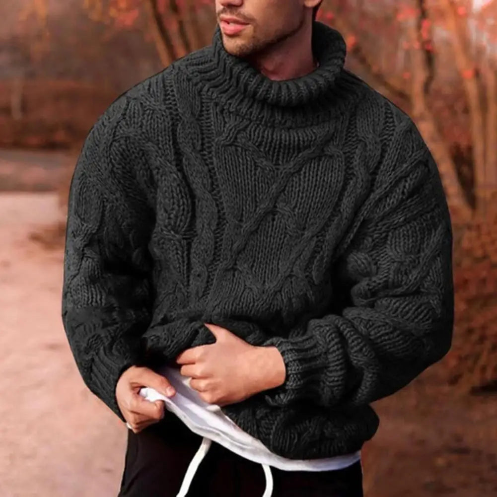 Andreas Chunky Knit Turtleneck Sweater