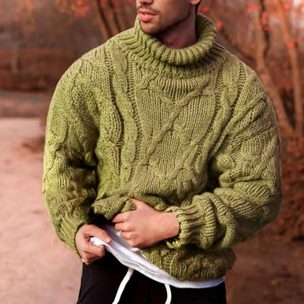 Andreas Chunky Knit Turtleneck Sweater