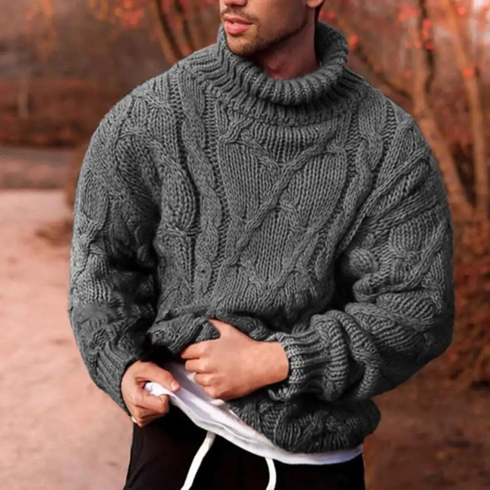Andreas Chunky Knit Turtleneck Sweater