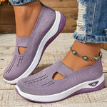 Lydia Slip-On Knit Walking Sneakers