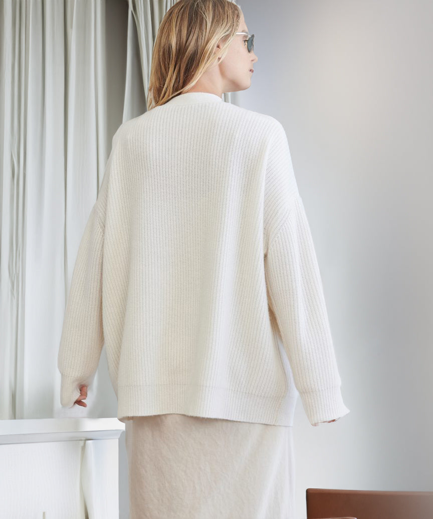Johanna Oversized Button-Up Cardigan