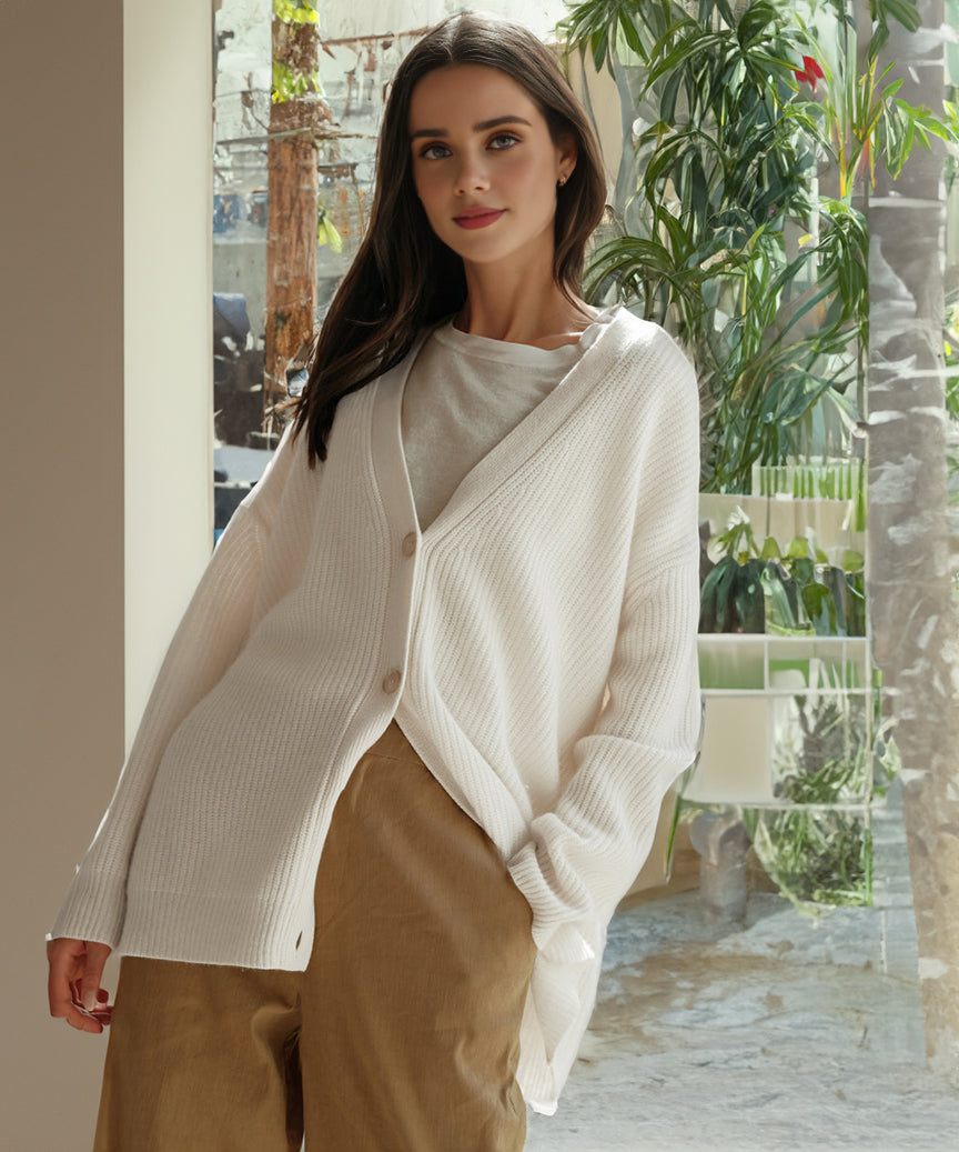 Johanna Oversized Button-Up Cardigan