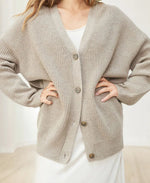Johanna Oversized Button-Up Cardigan