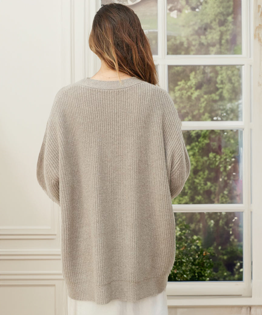 Johanna Oversized Button-Up Cardigan