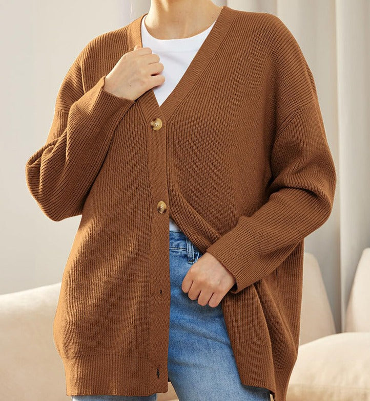 Johanna Oversized Button-Up Cardigan