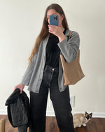 Johanna Oversized Button-Up Cardigan