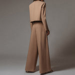Anja Long-Sleeve Crop Top Trouser Set