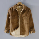 Peter Corduroy Button-Front Jacket