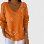 Leonie Floral V-Neck Casual Top