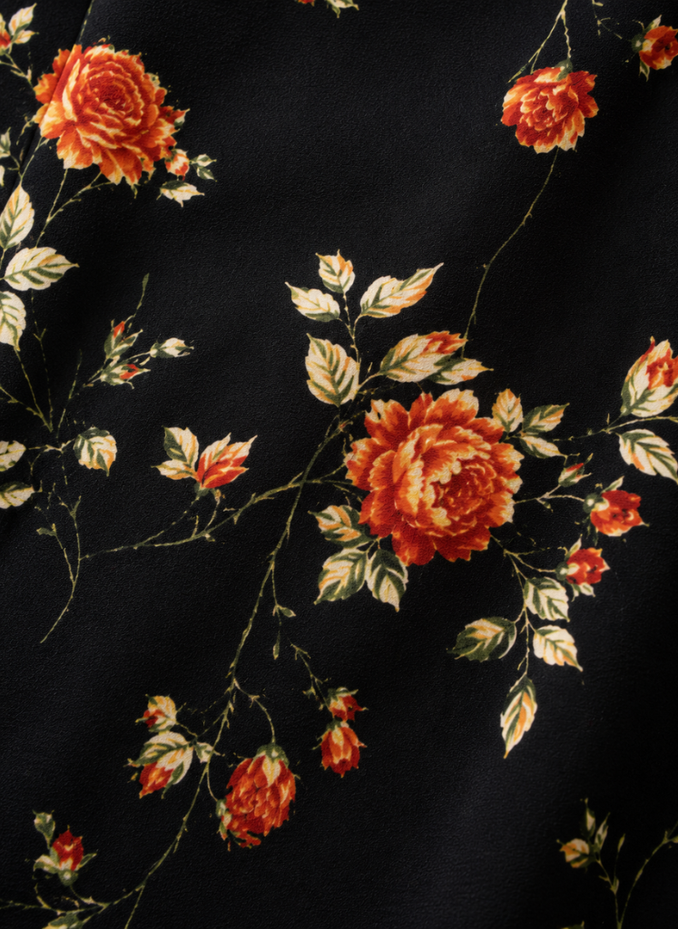 Women's Floral Midi Dress – Button Front Short Sleeve | Areleon