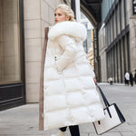 Karin Belted Hooded Quilted Coat