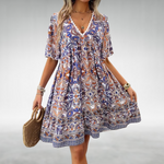 Felicia Boho Paisley Mini Dress
