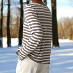 Felicia Casual Striped Long-Sleeve Shirt