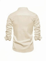Yannick Stand Collar Button-Up Casual Shirt
