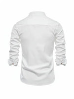 Yannick Stand Collar Button-Up Casual Shirt