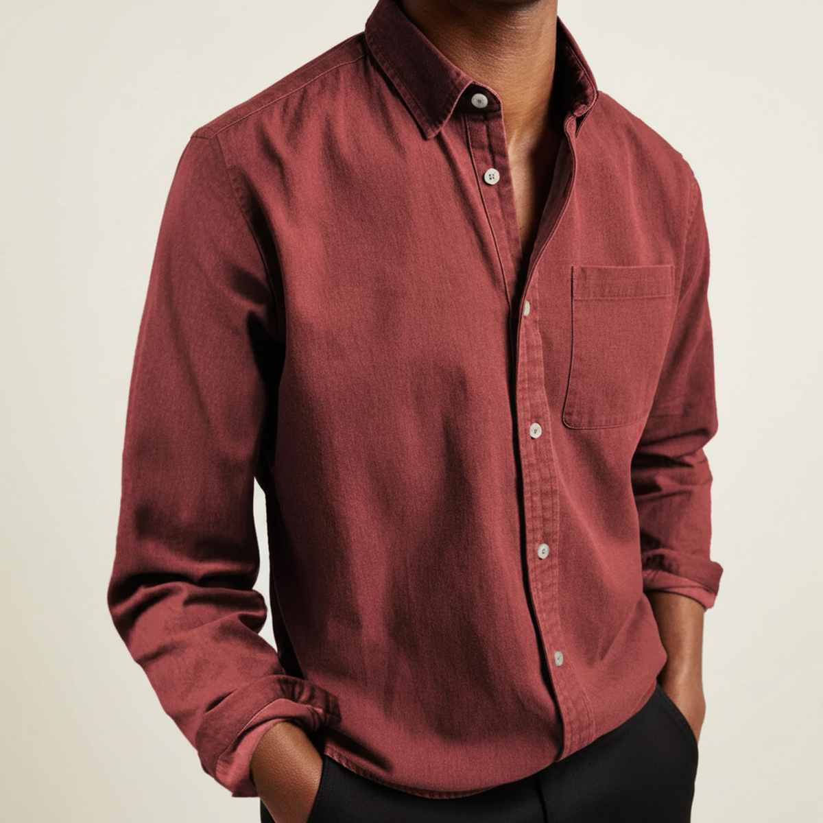 Gunnar Classic Button-Front Pocket Shirt