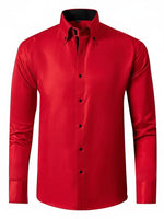 Janosch Textured Collar Dress Shirt