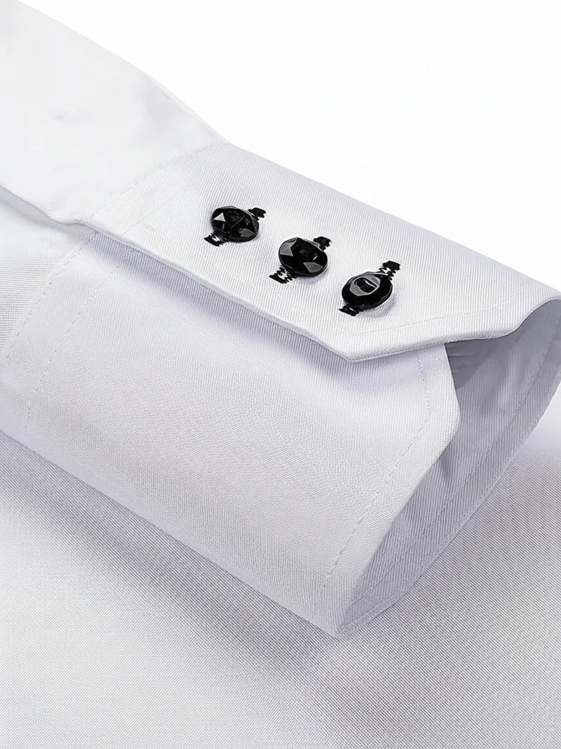 Janosch Textured Collar Dress Shirt