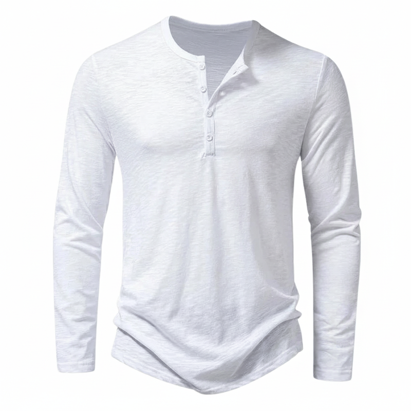 Benjamin Button-Collar Henley Top