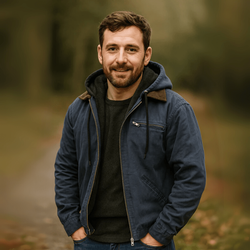 Rainer Hooded Leather Winter Jacket
