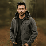 Rainer Hooded Leather Winter Jacket