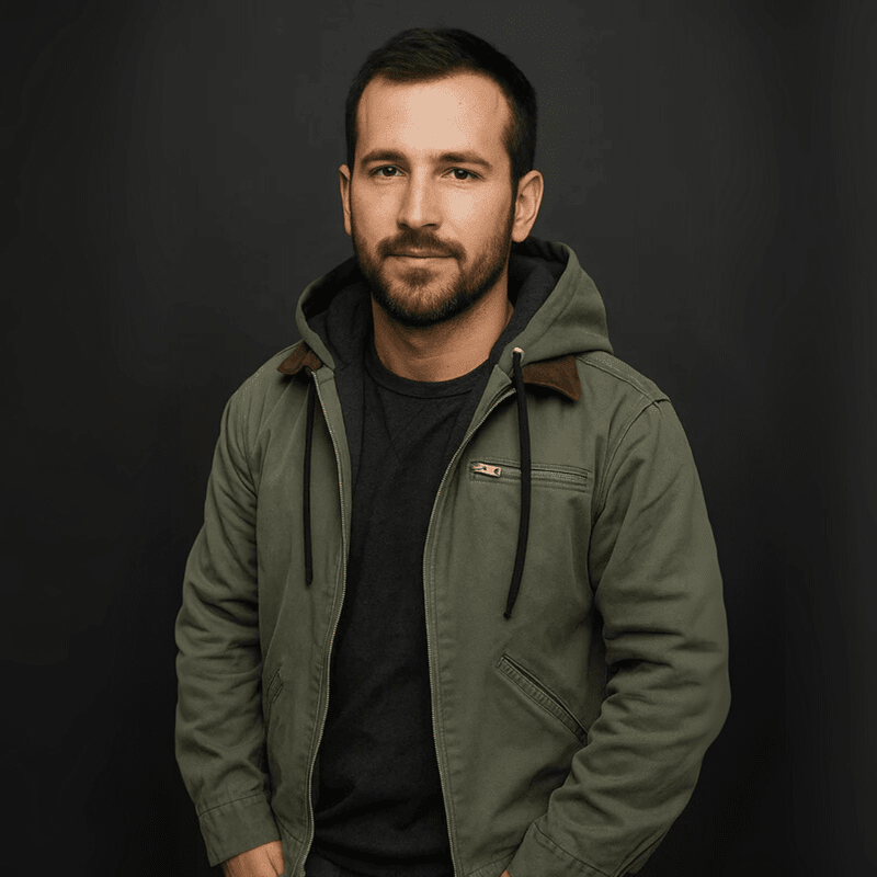 Rainer Hooded Leather Winter Jacket