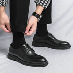 Oliver Glossy Lace-Up Derby Shoes