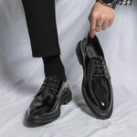 Oliver Glossy Lace-Up Derby Shoes