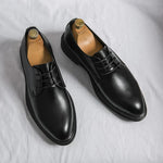 Oliver Glossy Lace-Up Derby Shoes