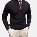 Benjamin Half-Zip Mock Neck Pullover
