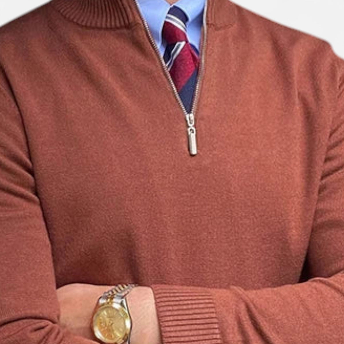 Benjamin Half-Zip Mock Neck Pullover