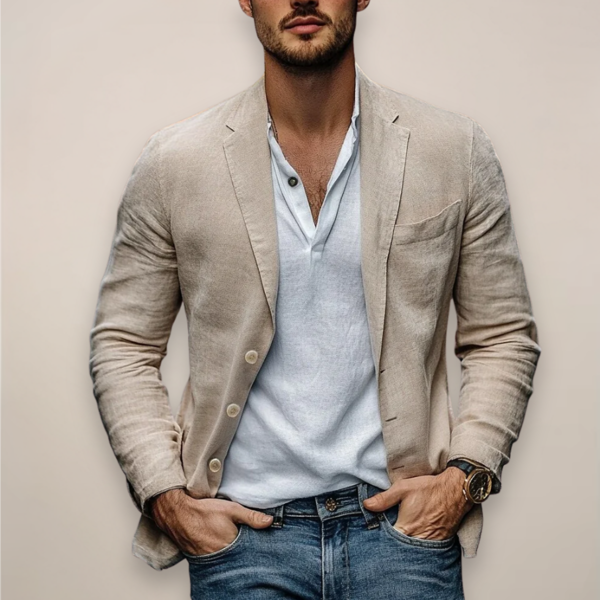 Lutz Modern Casual Summer Blazer
